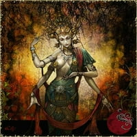Индийска богиня - платно или изкуство за печат