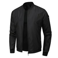 Зимни якета на Ketyyh-chn за мъже отворен преден кардиган мек кабел блейзър яке изходни дрехи черно, 2xl