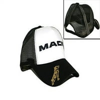 Mack Trucks Black & White Mesh Snapback Shatt Hat