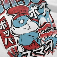 The Smurfs Cool Kanji Boss Papa Youth Thish Tee Boys Бебешко малко дете Brisco Brands 3T