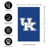Evergreen University of Kentucky House Applique Flag Indoor Outdoor Sports Decor