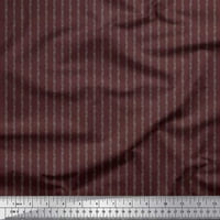 Soimoi Rayon Fabric Stripe Shirting отпечатан двор