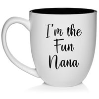 „Забавният подарък за чаша чаша за чаша за чаша на Nana Ceramic Coffee