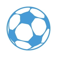 Стикер за футболна топка Decal Die Cut - самозалепващо винил - устойчив на атмосферни влияния - направен в САЩ - много цветове и размери - европейски футбол