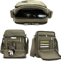 Чанта за рамо за мъже ежедневни кръстосани чанти Canvas чанта за чанта за работа за работа