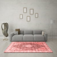 Ahgly Company Indoor Rectangle Персийски червени традиционни килими, 8 '10'