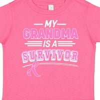 Inktastic моята баба е оцеляла тениска за рак на рака на гърдата