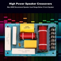 Кросоувър на високоговорител 200W начин с висока ниска ома честотна разделител за високоговорител
