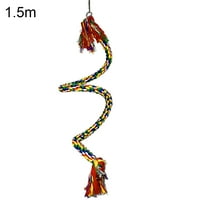 Гореща продажба на папагал за изкачване на въже памучно въже въртяща се стълба въртяща стълба папагал играчка люлееща станция полюс въртяща се стълба за дъвчене играчки