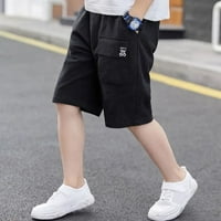 Момчета за деца деца момичета ежедневни шорти панталони отпечатват джоб пролет летни къси панталони дрехи за 8- години