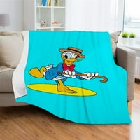 Classics Donald Duck Одеяла и хвърля изискано одеяло леко топло за момичета жени, 59x