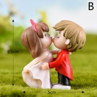 Magecru 1set романтични двойки Направи си миниатюрен фигурки градински кукли декор микро пейзаж