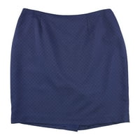 LE SUIT Дамска солидна плисирана пола, синьо, 20W