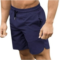Мъжки дишащи фитнес къси панталони Бързо сушене на бягащи Бермудски къси панталони