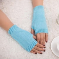 Женски плетани ръкави за подгряващи ръкавици без пръсти Ръкавици за дупки на палеца ръкавици за въвеждане на косплей за шофиране, подарък на клирънс