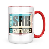 Neonblond AirportCode SRB SANTA ROSA халба подарък за любители на чай за кафе