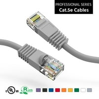40ft Cat5e UTP Ethernet Network Booted Cable Grey, опаковка