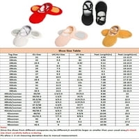 Lumento Kids Ballet Shoes Canvas Dance Shoe Round Toe Flats Comfort Slipper Dancing Nonslip Slip on Black 6y 7.5