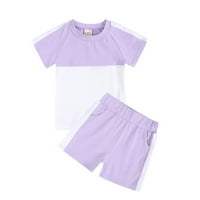 Деца деца бебе бебе унизинг летни тениски къси панталони меки пачуърки памучни облекла за спално облекло дрехи дрехи