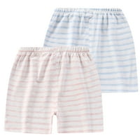 Момчета за малко дете деца момичета ежедневни шорти панталони деца летни панталони райета отпечатъци плажни къси панталони мода в продължение на 2 години