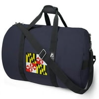 Broad Bay Maryland Duffel Bag или Maryland Flag Flag Bag със силен метален хардуер