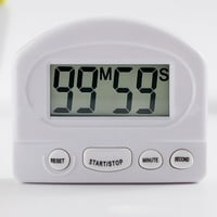Mini LCD Digital Crome Down Kitchen Cooking Timer Magnetic Electronic Alarm