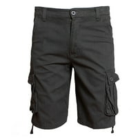 Товарни къси панталони за мъже модни еластични талии за джобни панталони за голф класически петточкови леки тренировки за джогинг панталони