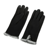 Две копчета Рувични ръкавици, време за студена топла зима за шофиране на текстови маншети Термични кабели Еластични ръкавици