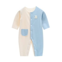 Adviicd Jumpsuite Toddler Boy Neutral Babys Момичета момчета пачуърк пролетта зимен джоб бебе ромпер с снимки